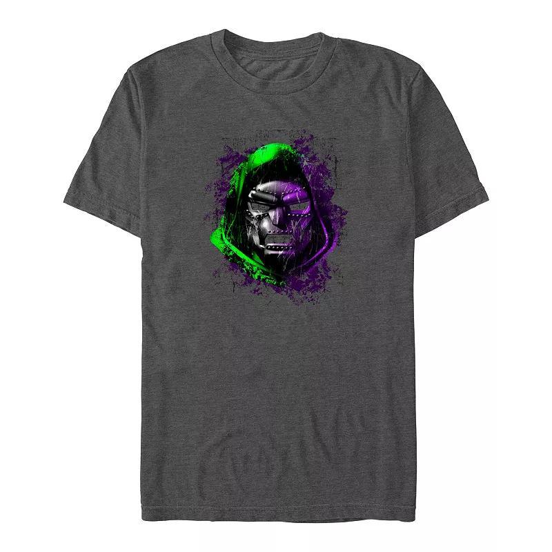 Big & Tall Marvel Fantastic Four Dr. Doom Glow Graphic Tee, Mens Grey Heather Product Image