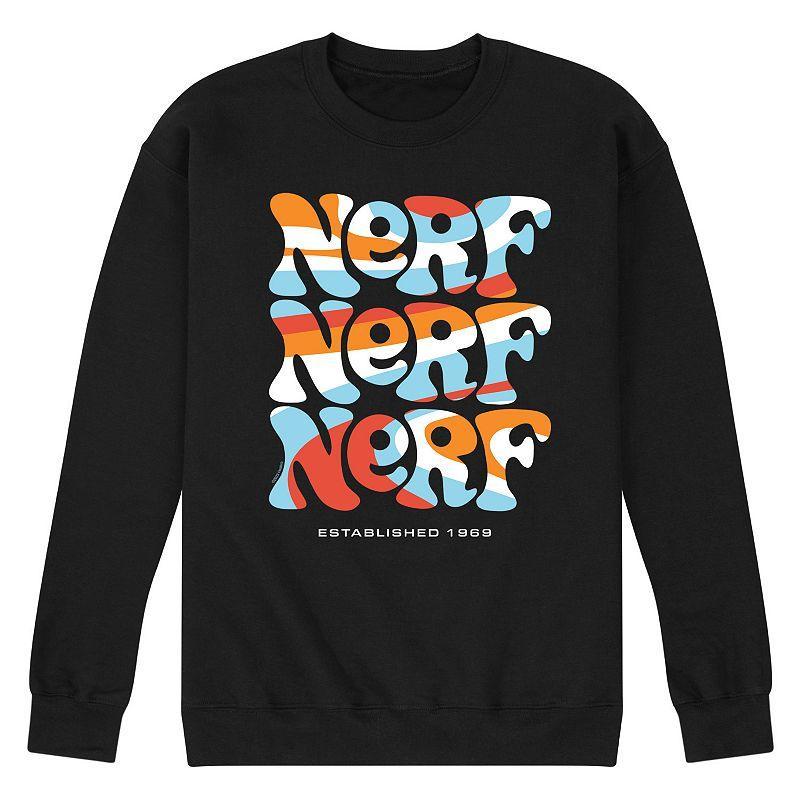 Mens Nerf Retro Fleece Sweatshirt Blue Product Image