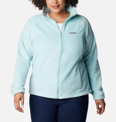 Plus Size Columbia Benton Springs Full-Zip Fleece Jacket, Womens Blue Haze Product Image