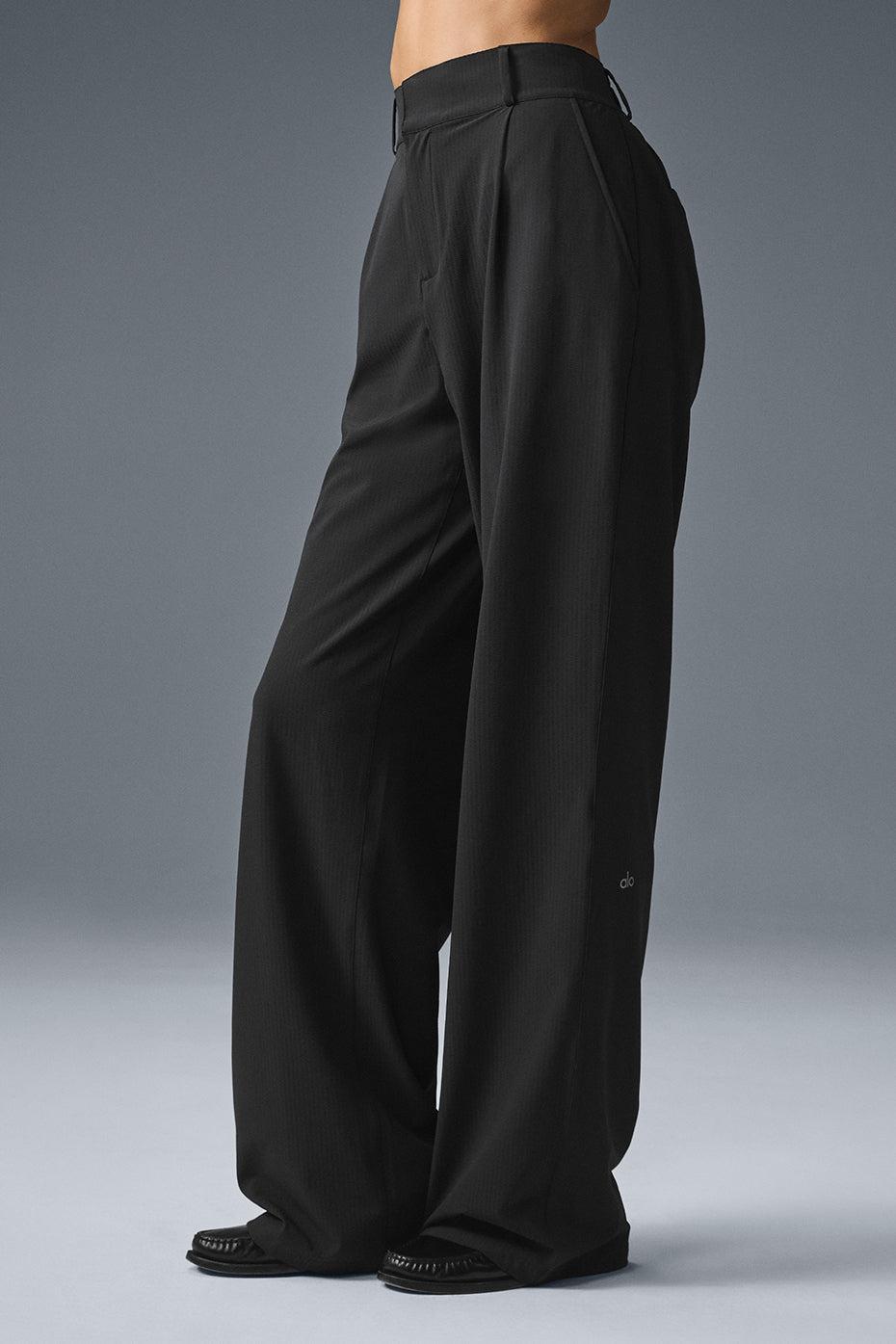 High-Waist Dreamscape Trouser (Regular) - Black Female Product Image