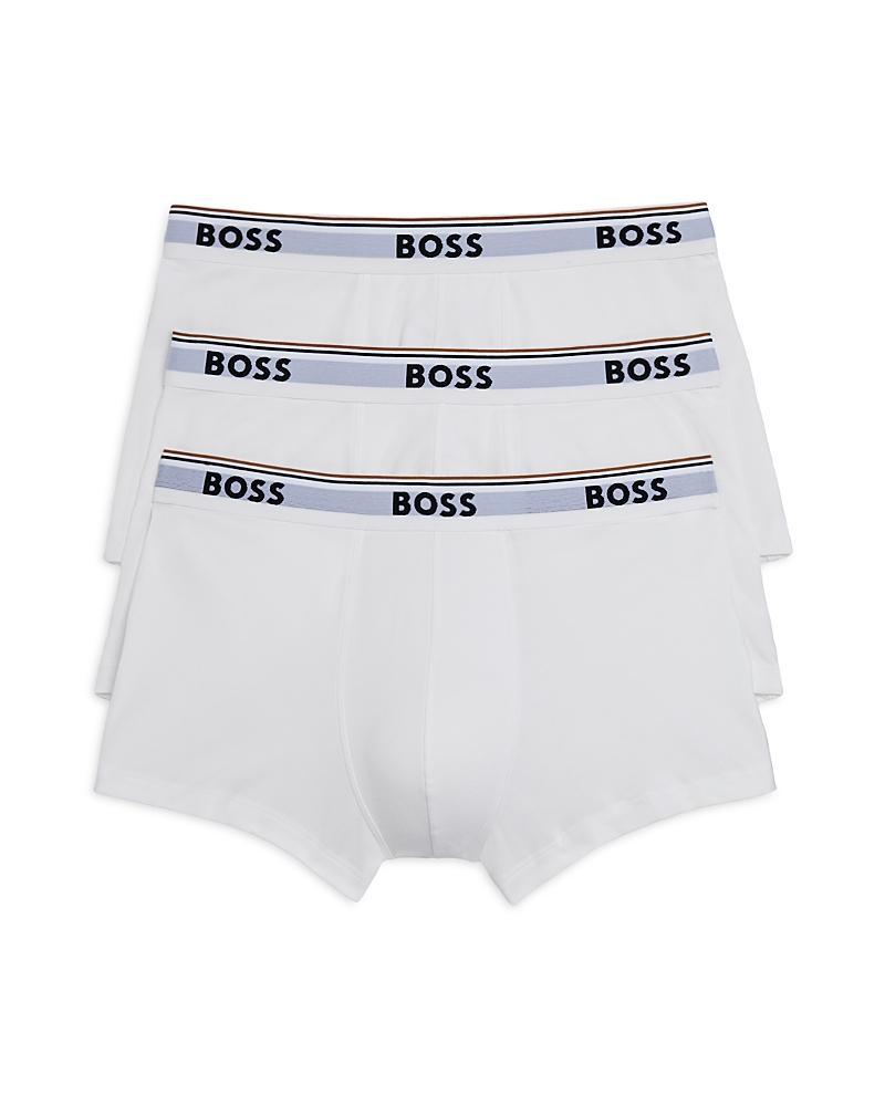 Mens Three Pack Of Stretch Cotton Trunks Product Image