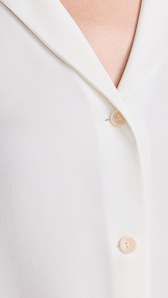 Theory Lapel Collar Blouse | Shopbop Product Image