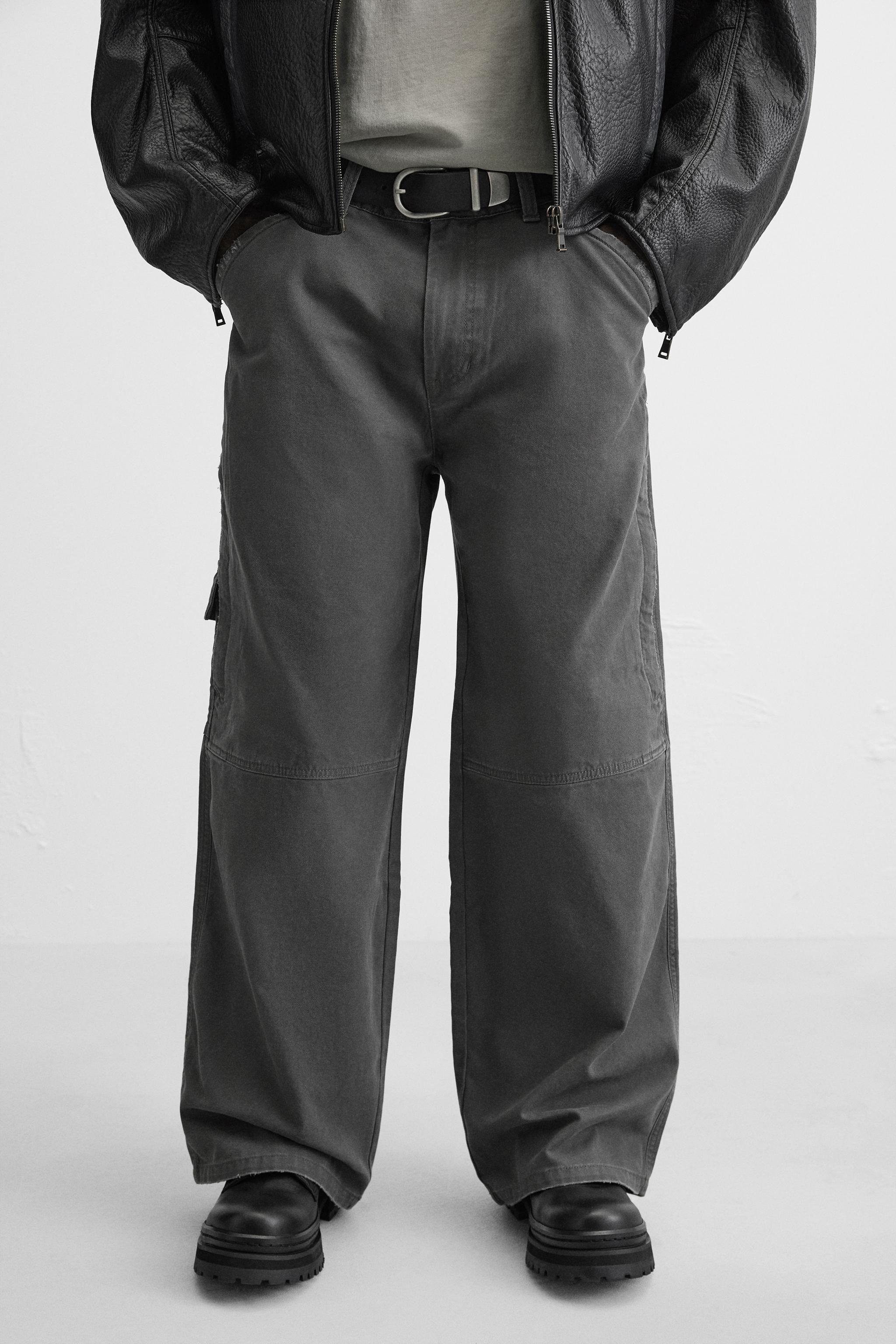 RELAXED FIT WASHED PANTS Product Image