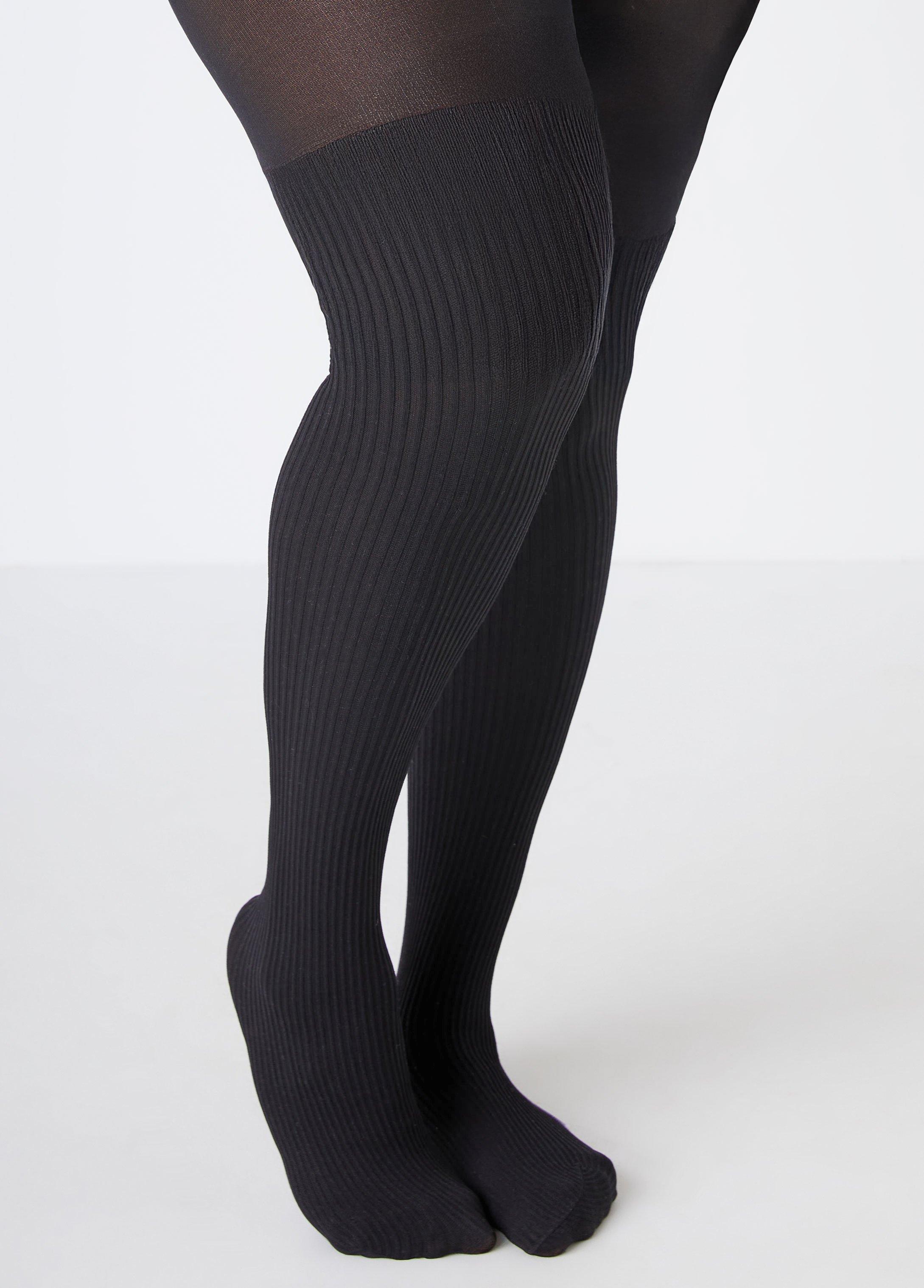 50 Denier Ribbed Footed Tights product image