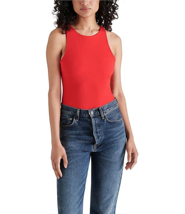 Steve Madden Nico Knit Crew Neck Sleeveless Bodysuit Product Image