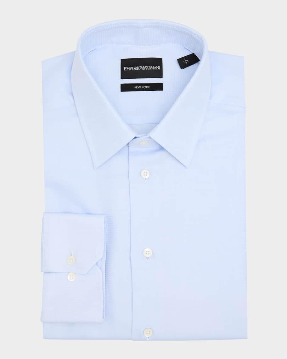 Men's Cotton Micro-Woven Dress Shirt Product Image