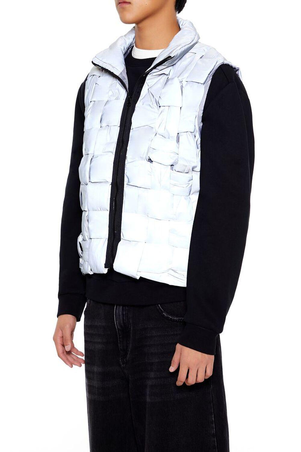 Reflective Basketwoven Vest | Forever 21 Product Image