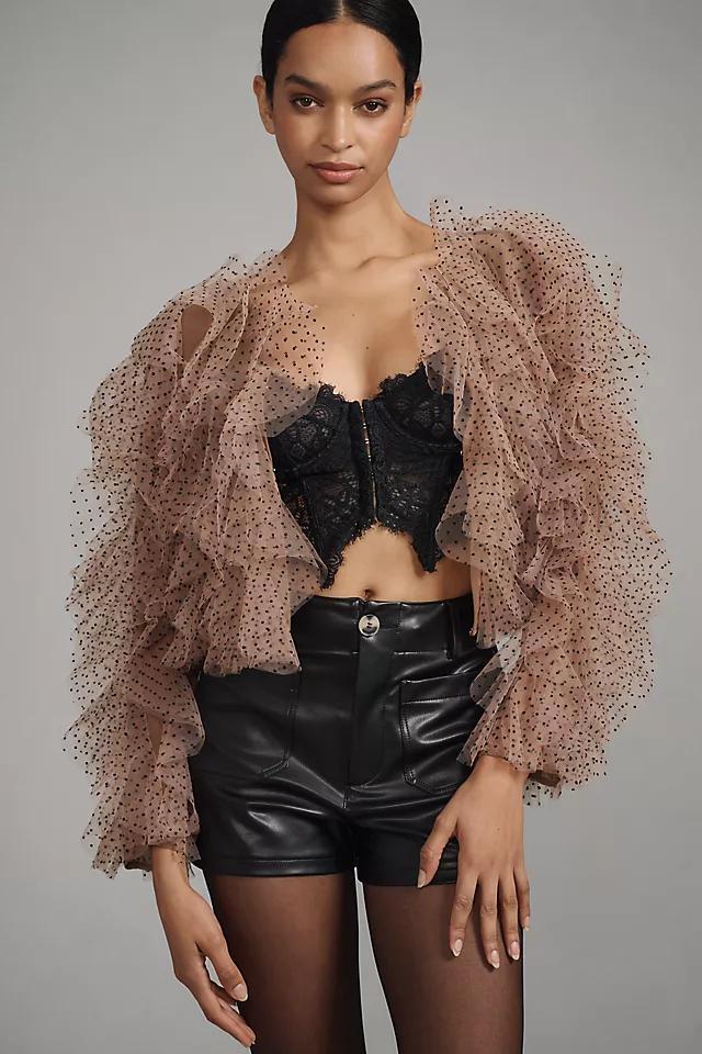 DOLAN Tulle Cropped Jacket Product Image