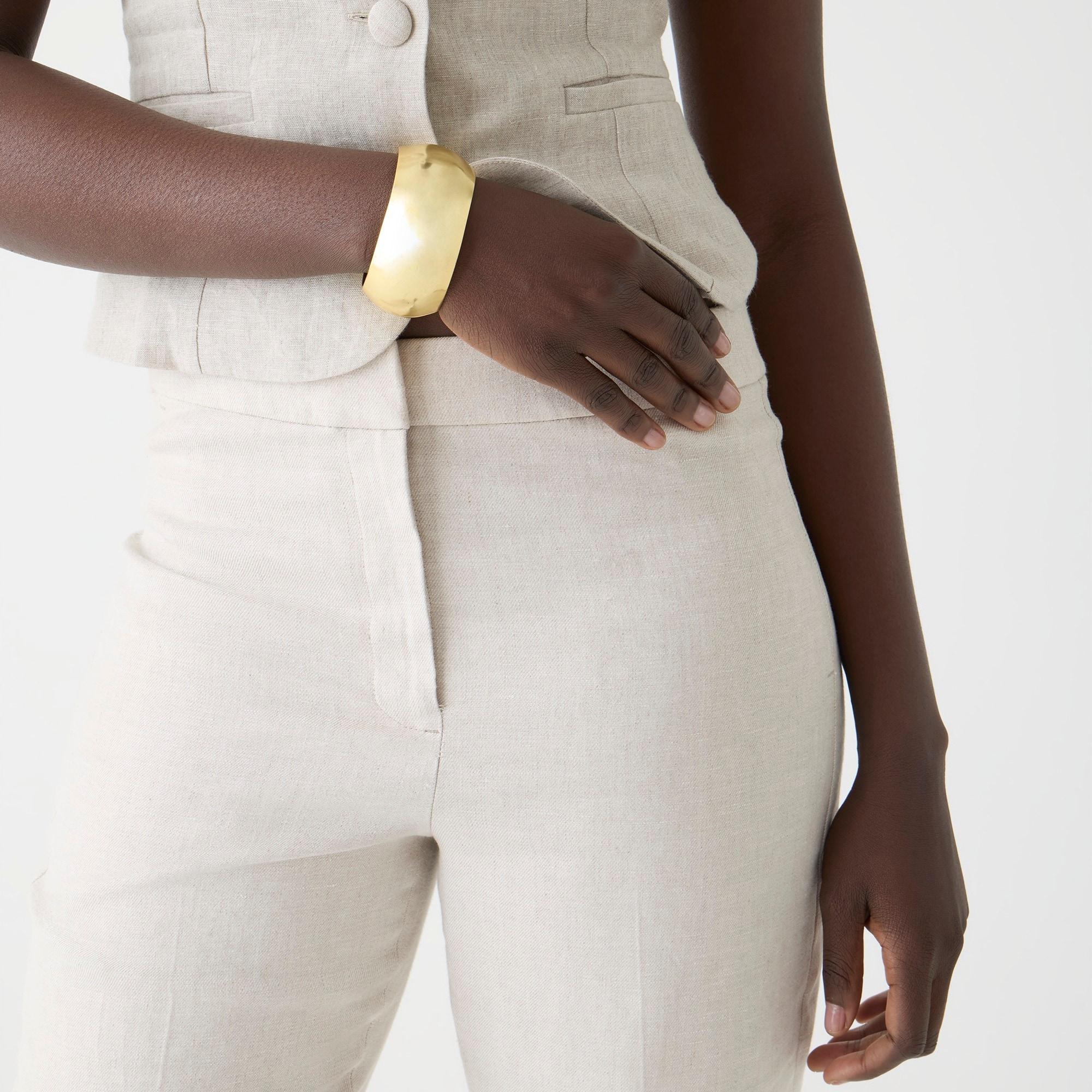 Kate straight-leg pant in stretch linen blend Product Image