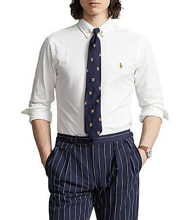 Polo Ralph Lauren Slim-Fit Solid Stretch Oxford Long Product Image