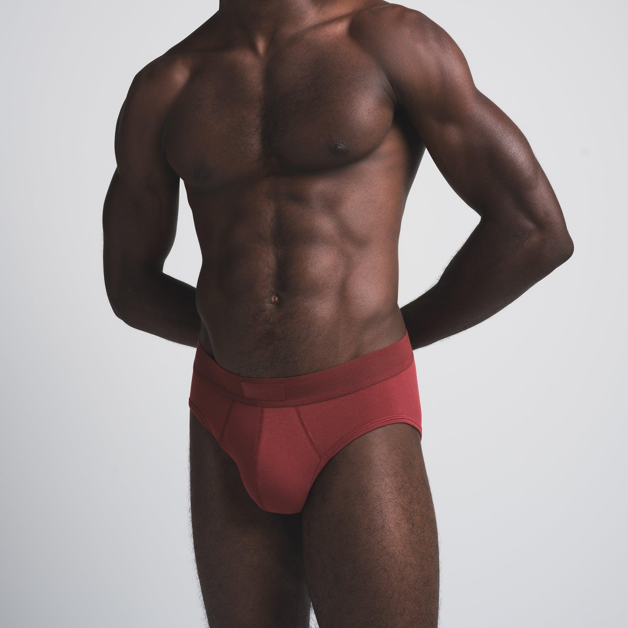 SKIMS COTTON MENS BRIEF 3-PACK | MERLOT MULTI Product Image