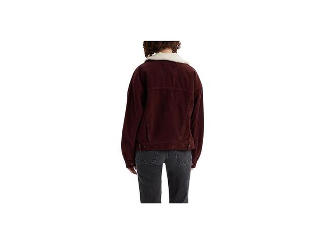 Levi's(r) Womens 90s Sherpa Trucker (Decadent Chocolate) Women's Clothing Product Image