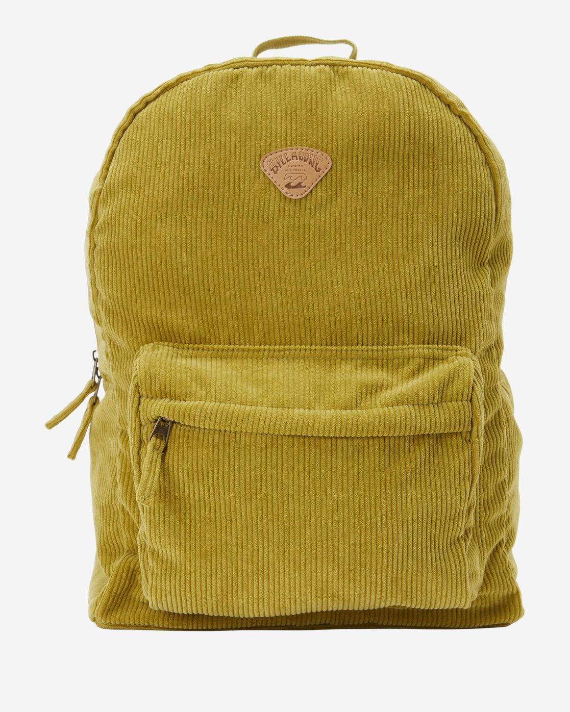 Schools Out Corduroy Backpack - Green Eyes Female Product Image