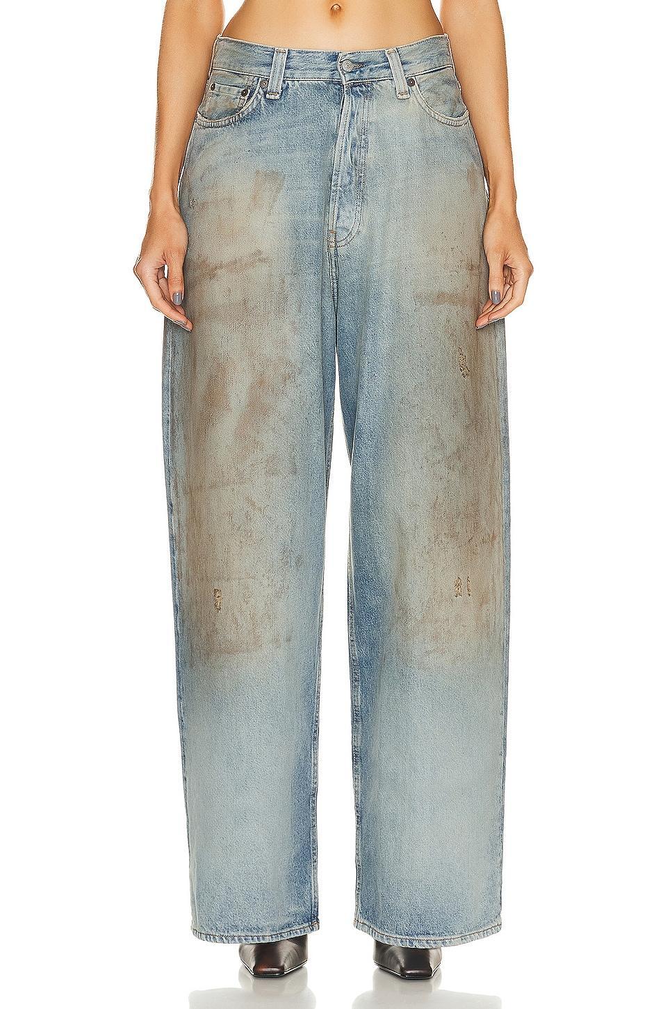 Acne Studios 5 Pocket Denim Jean in Blue Product Image