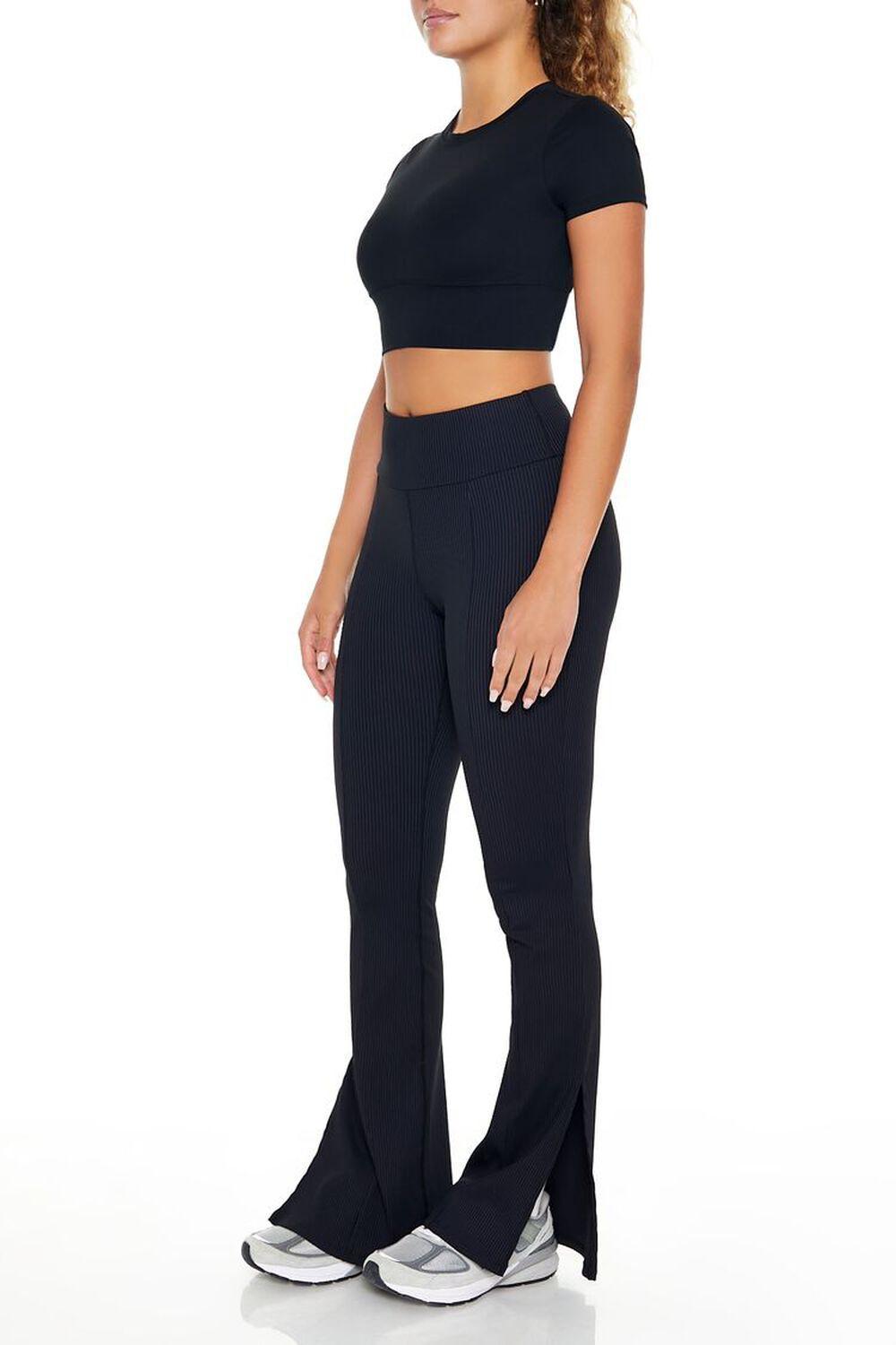 Active Split-Hem Flare Leggings | Forever 21 Product Image