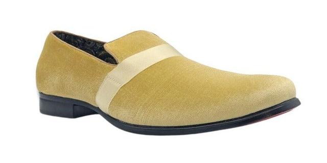 Canary Solid Velvet Loafer Product Image