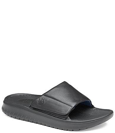 Johnston  Murphy Mens Oasis Leather Slides Product Image