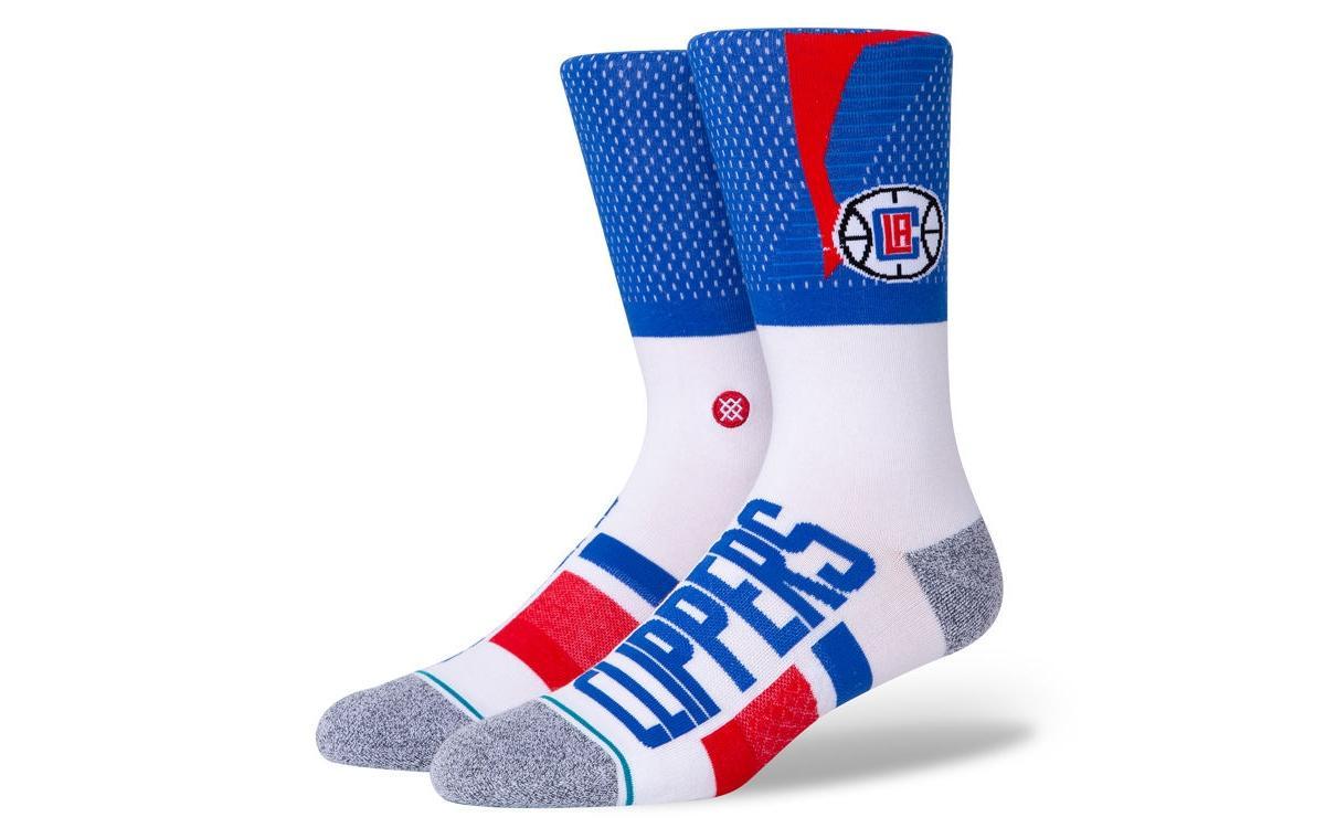 Stance Mens Los Angeles Clippers Shortcut 2 Crew Socks - Blue Product Image