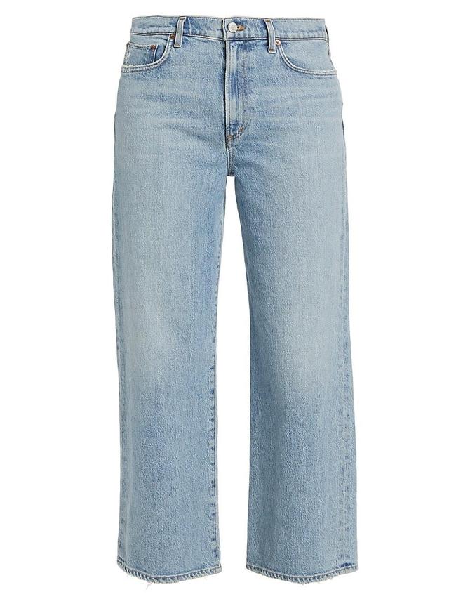 Womens Harper Mid-Rise Relaxed Crop Jeans Product Image