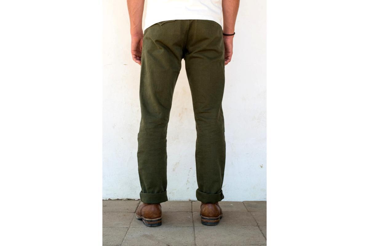 Workers Chino Slim Fit 14oz Slub Olive Product Image