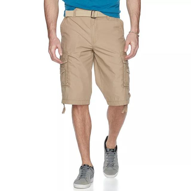 Mens Unionbay Cordova Messenger Belted Cargo Shorts Product Image