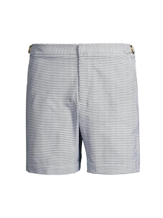 Mens Bulldog X Fenella Geometric Swim Shorts Product Image