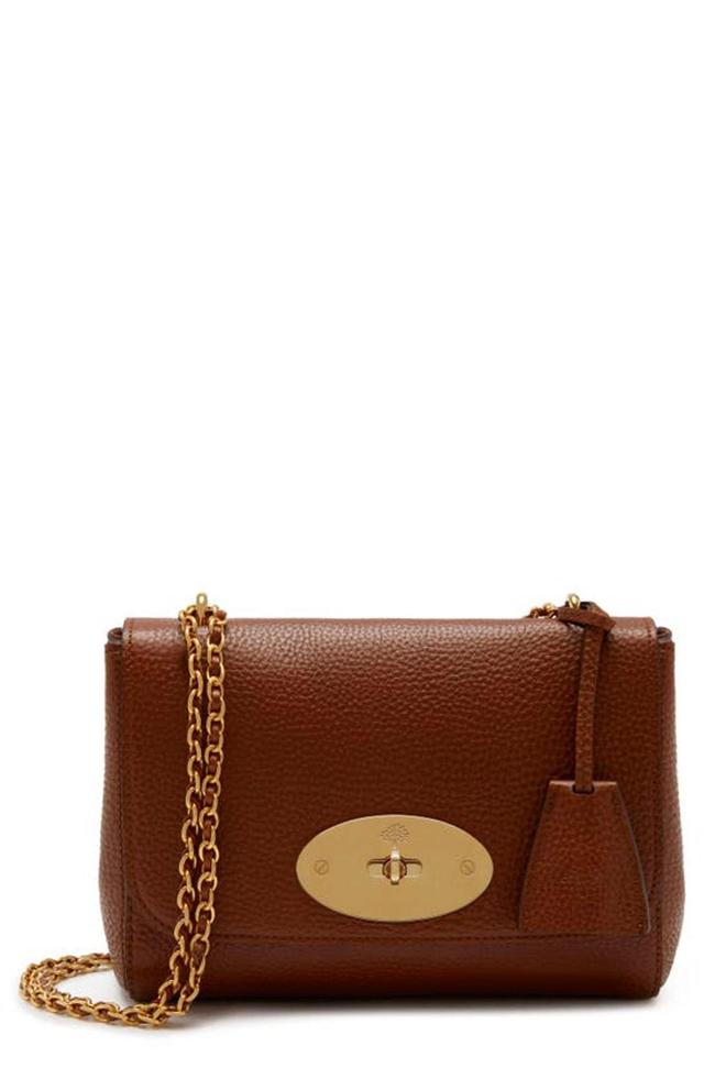 MULBERRY Lily Leather Shoulder Bag In Brown Product Image