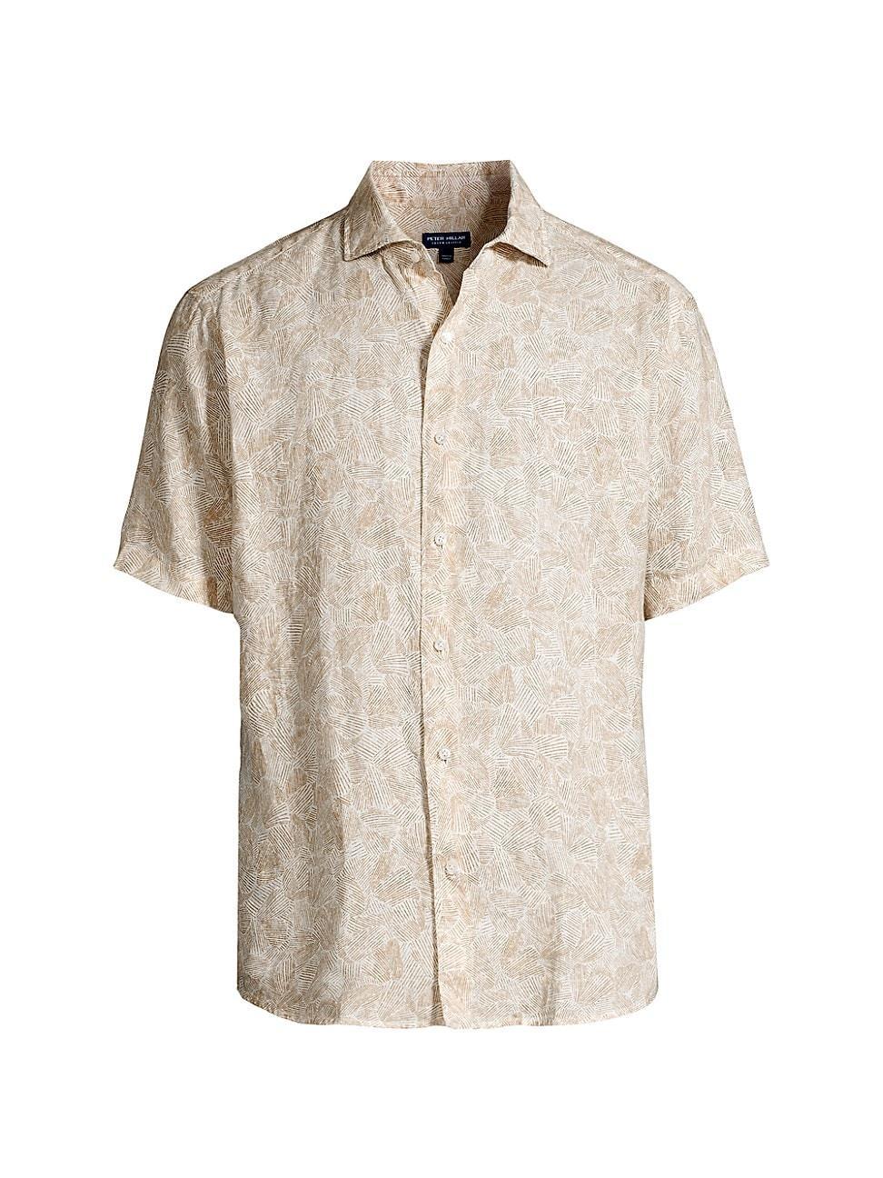 Mens Crown Crafted Sacha Linen Sport Shirt Product Image