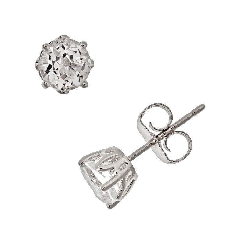 Celebration Gems Sterling Silver Garnet Stud Earrings, Womens, Red Product Image