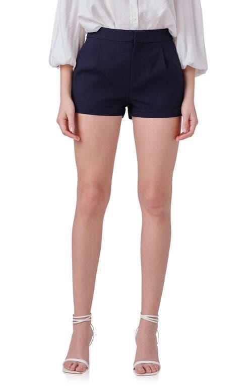 Endless Rose Pleated Low Rise Shorts Product Image