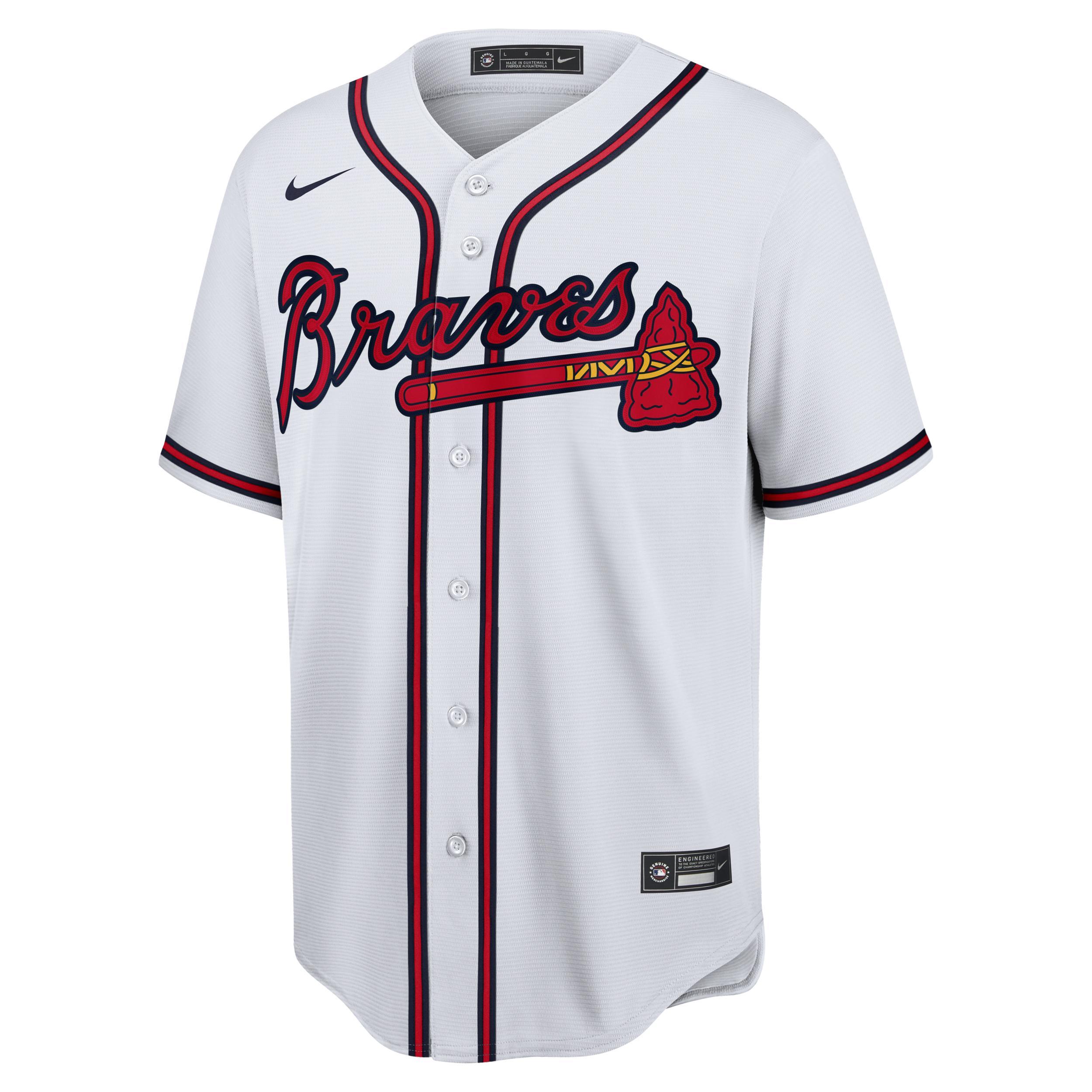 Nike Mens MLB Atlanta Braves (Ronald Acua Jr.) Replica Baseball Jersey Product Image