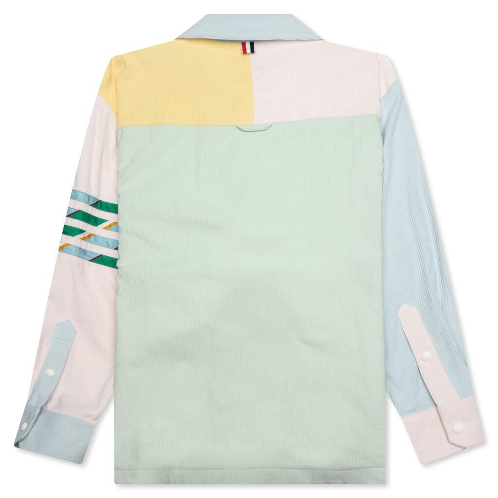 Funmix Corduroy 4Bar Shirt Jacket - Light Green Male Product Image