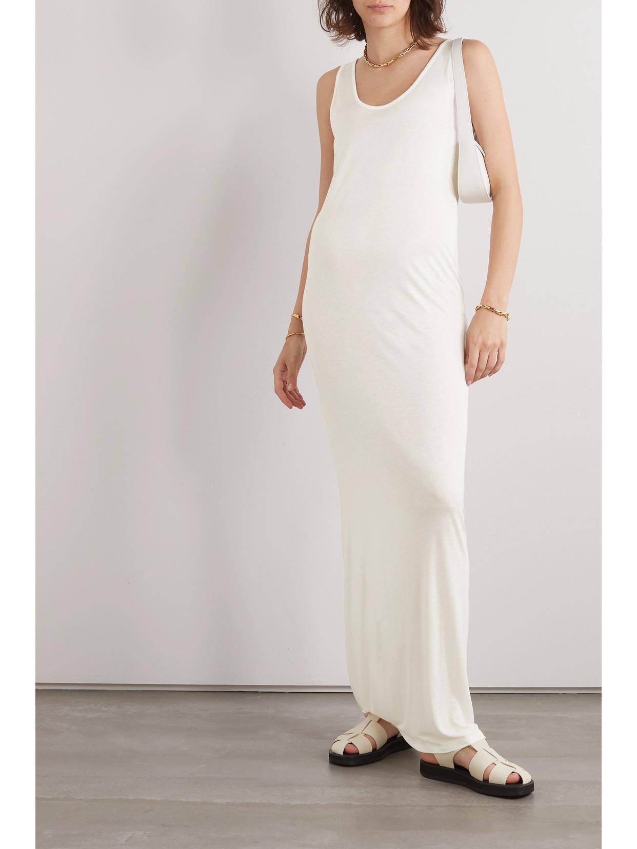 Toman Jersey Midi Dress In White Product Image