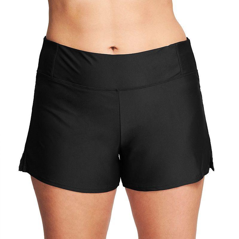 Plus Size Mazu Built-In Brief Swim Short, Womens Product Image