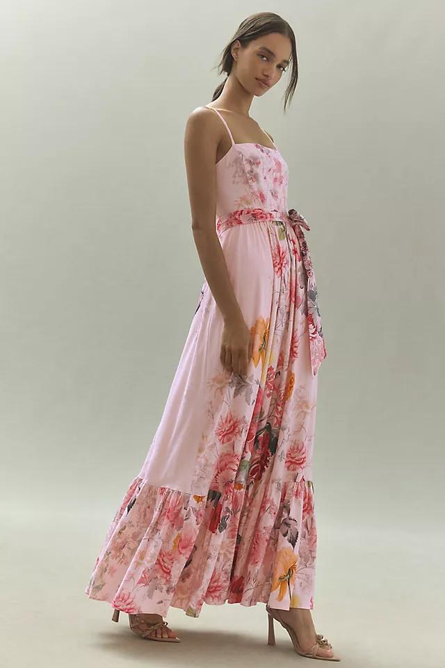 BHLDN Aubree Sleeveless Fit & Flare Linen Maxi Dress Product Image