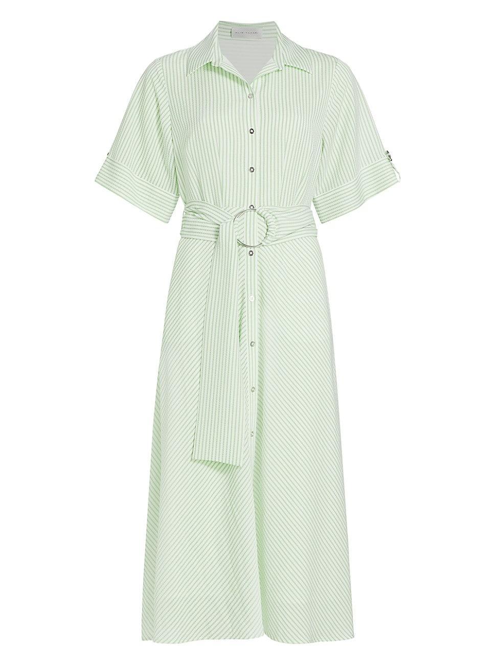 Womens The Eden Belted Midi-Dress Product Image