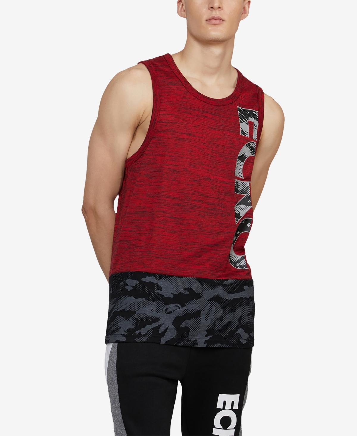 Ecko Unltd Mens Big and Tall Camo Bib Tank Top Product Image