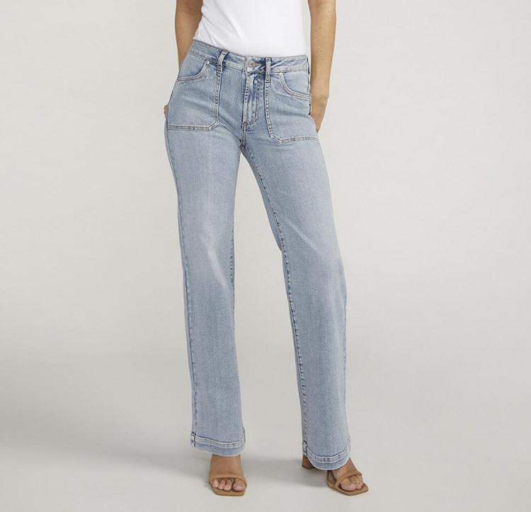 Silver Jeans Co® Ladies' Suki MR Trouser Jeans Product Image