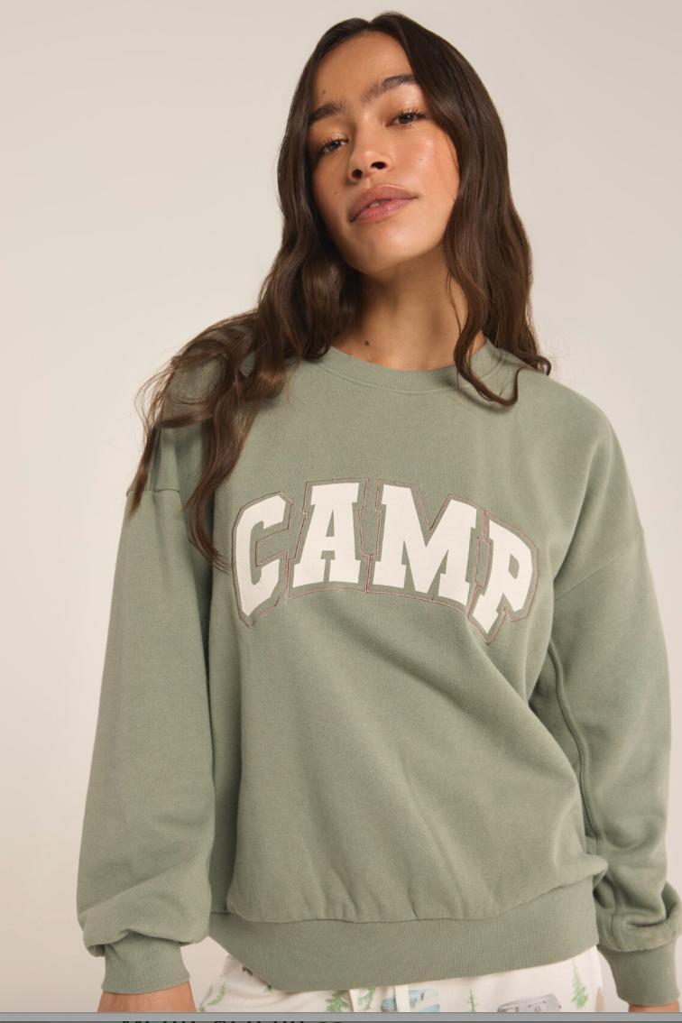 Oversized Camp Sweatshirt Product Image