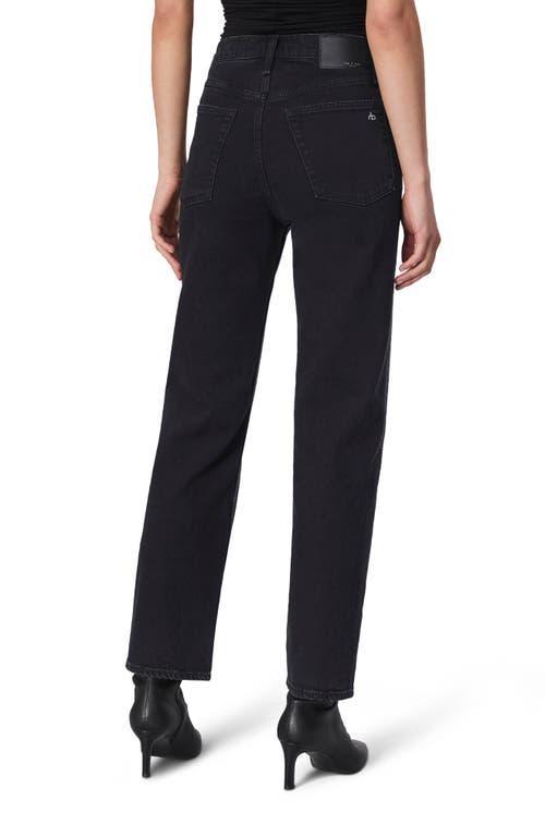 RAG & BONE Harlow Mid-rise Ankle Straight Jeans In Sirin With Jewel Product Image