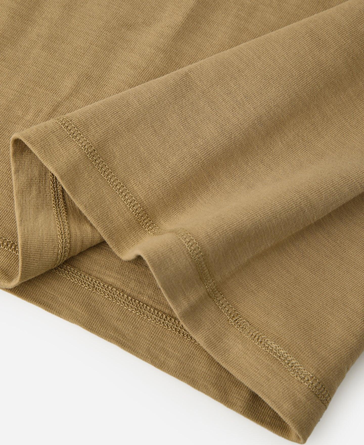 10.5 oz US Cotton Tubular Gusset T-Shirt - Sand Product Image