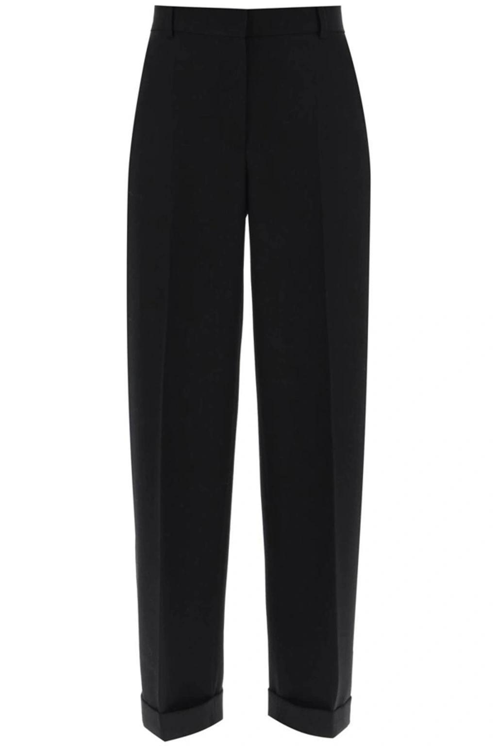 Black Straight-leg Trousers Product Image