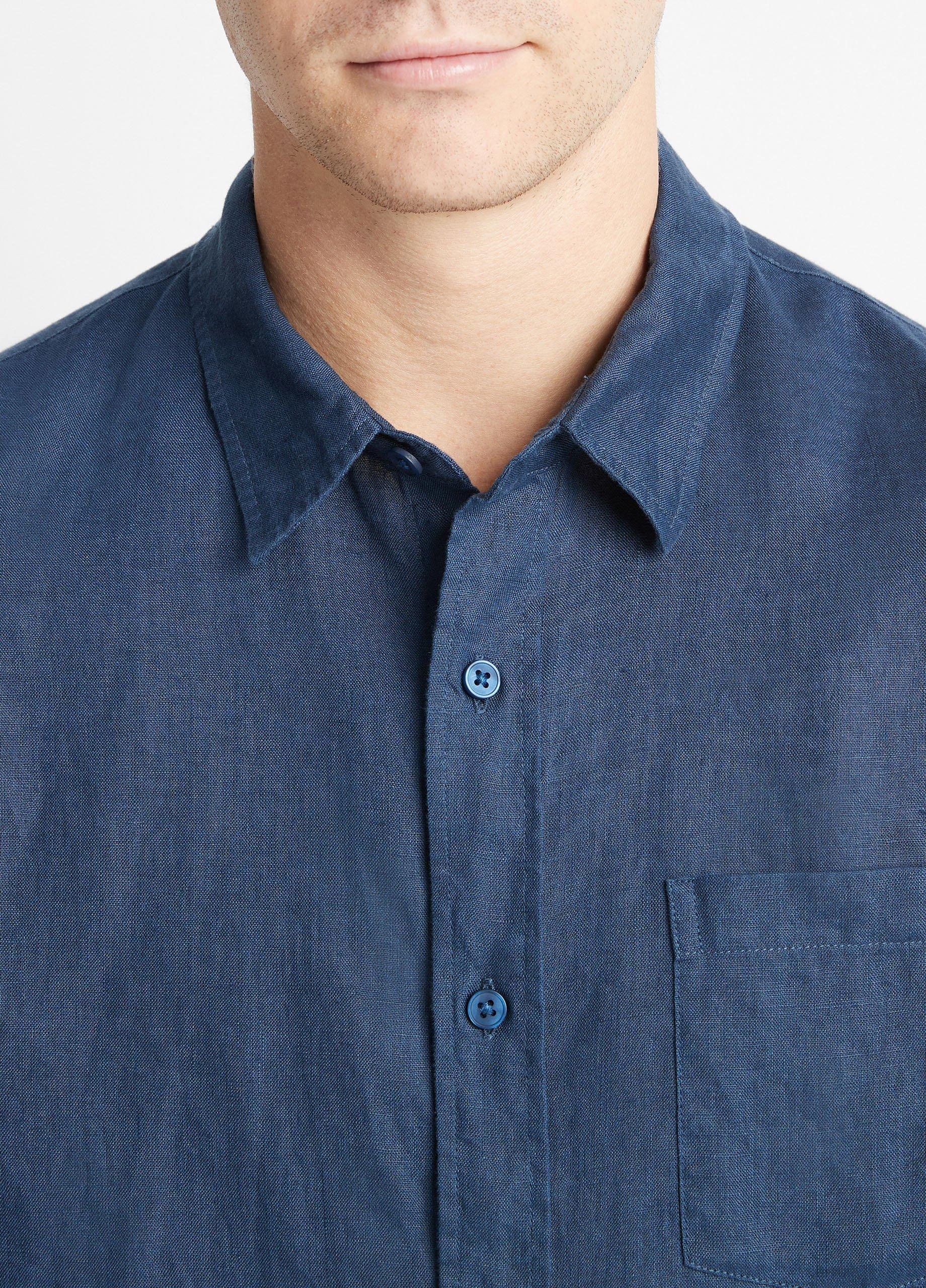 Linen Long-Sleeve Shirt Product Image