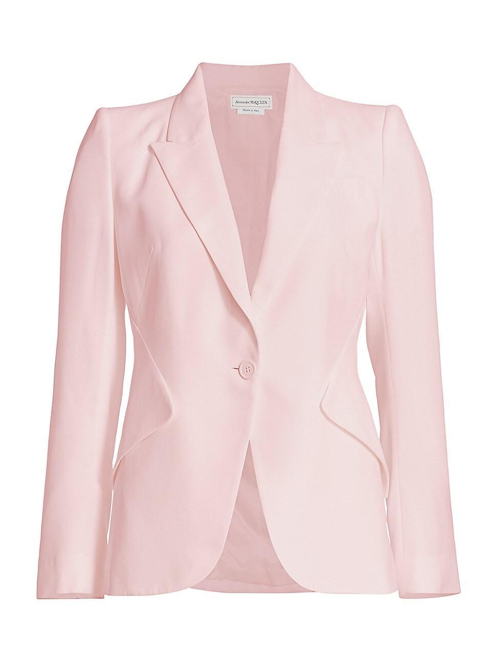 Womens Tailored Peak-Lapel Jacket product image