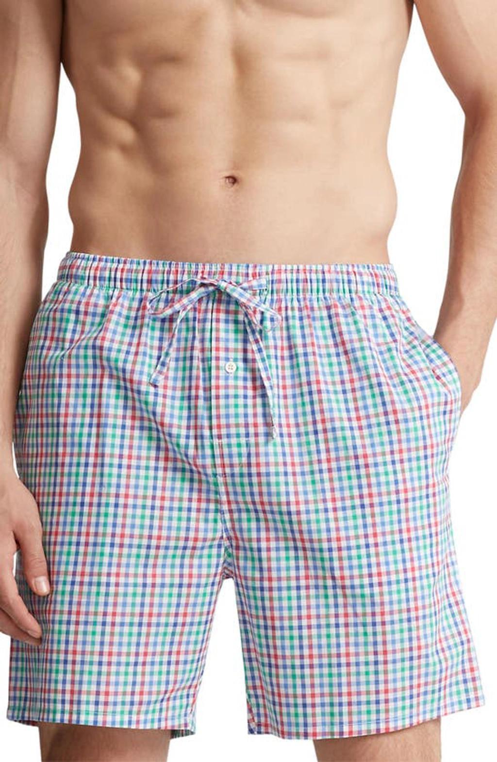 Plaid Pajama Shorts In Fairway Plaid Product Image