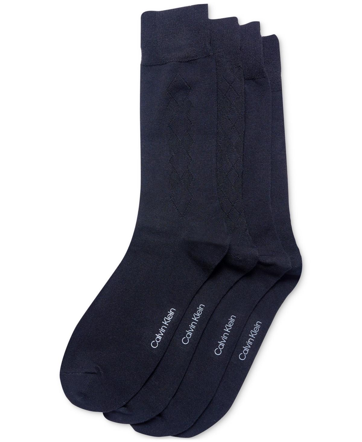 Calvin Klein Mens 4-Pk. Crew Dress Socks Product Image