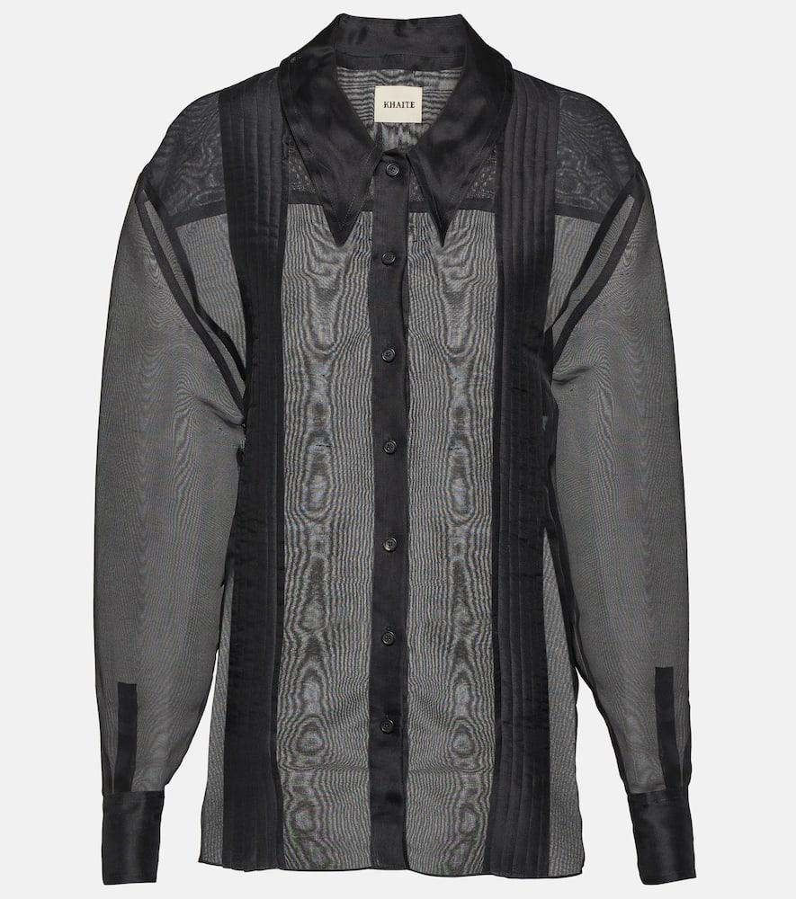 Nori Silk Shirt In Black Product Image