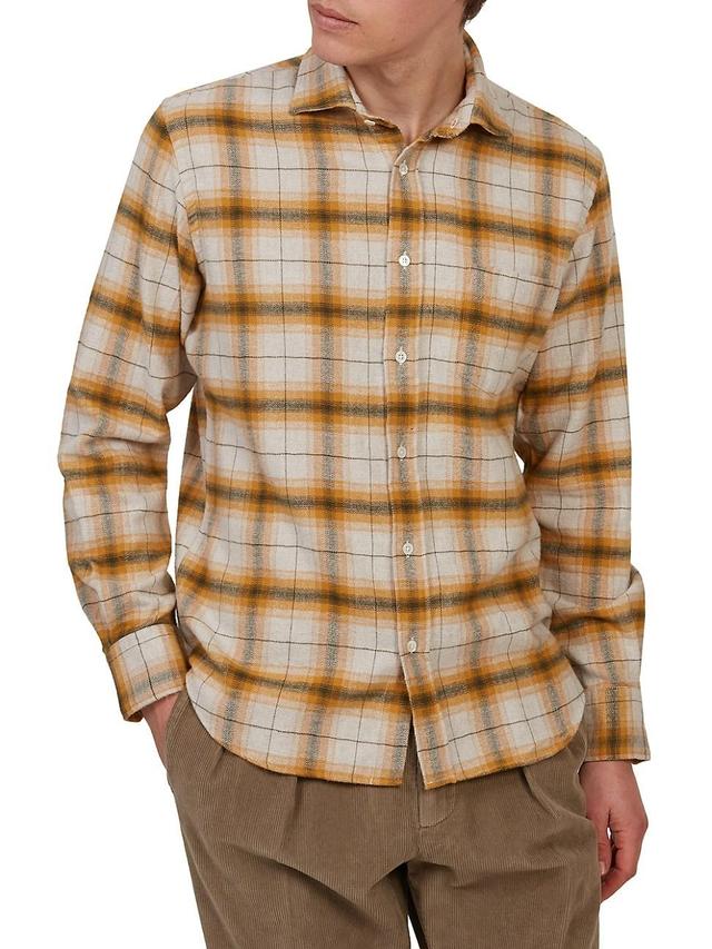 Mens Paul Ombr Plaid Flannel Shirt Product Image