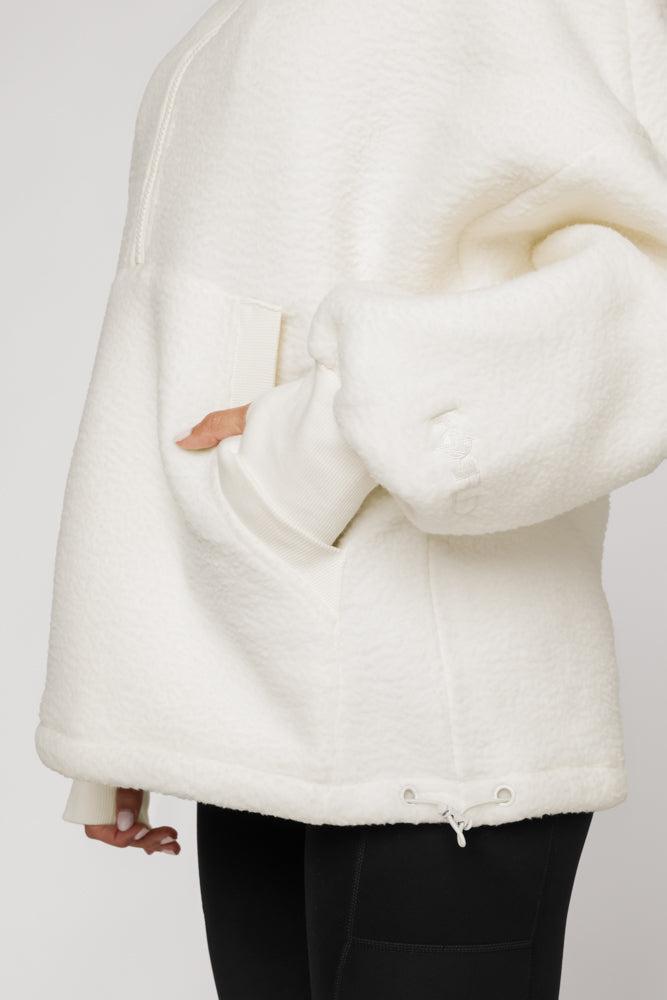 Big Hug Fleece Half Zip Sweater - Ice Cream Product Image