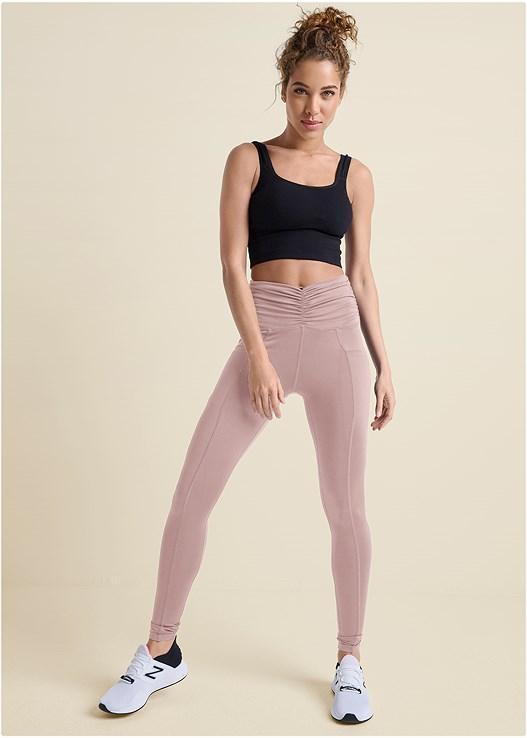 Ruched Waist Leggings Product Image